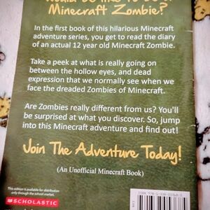 Scholastic Green Minecraft Zombie Adventure Book